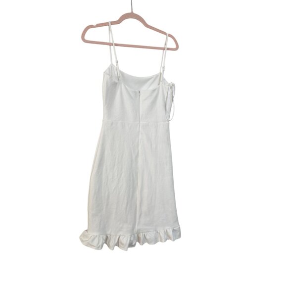 Lulu's Elegant White Ruffle Mini Dress - Picture 8 of 14